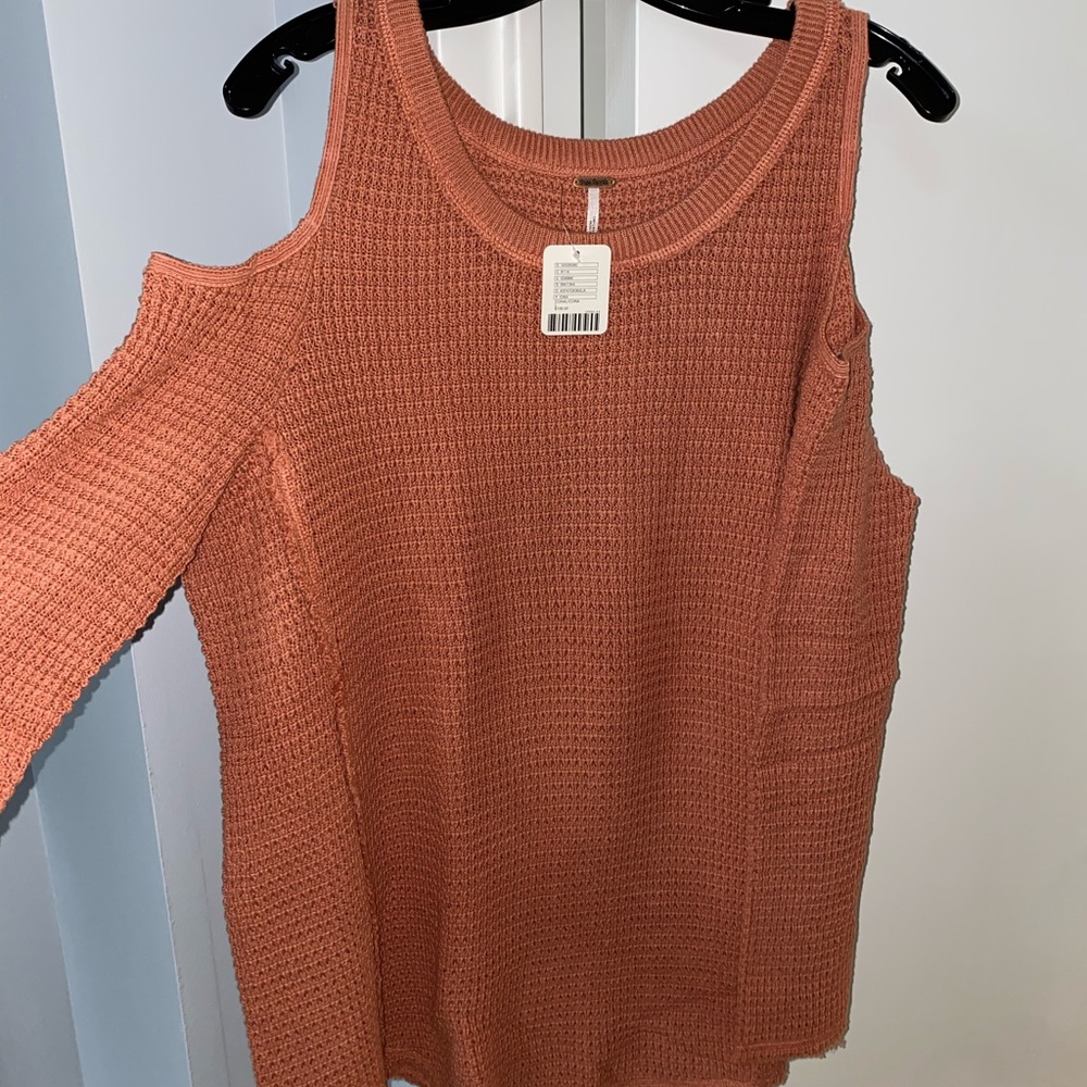 Free people cold shoulder sweater